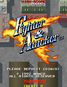 Fighter & Attacker (US) Title Screen